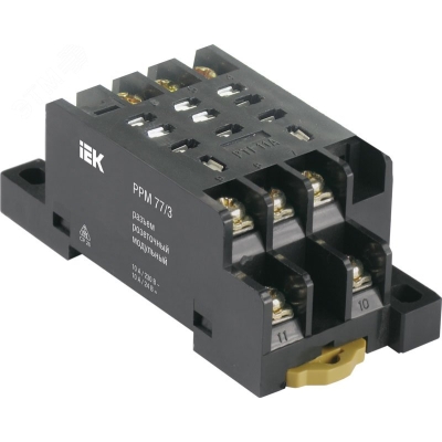 Разъем РРМ78/3(PYF11A) для РЭК78/3(MY3) модульный ИЭК RRP20D-RRM-3