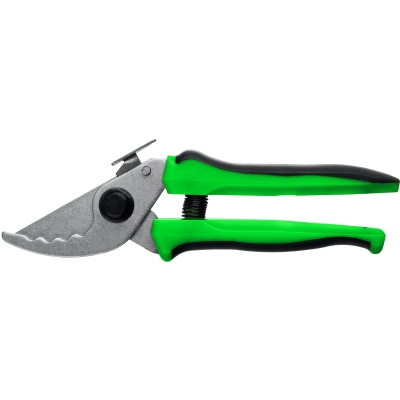 РОСТОК PC-50, 190 мм, стальные закалённые лезвия, двухкомпонентные рукоятки, компактный плоскостной секатор (40201)