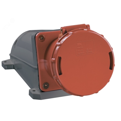 Розетка ОП 63А 380В 3P+PE+N ССИ-135 IP54 IEK PSR12-063-5