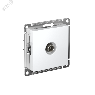 Розетка телевизионная TV AtlasDesign коннектор механизм бел. SE ATN000193