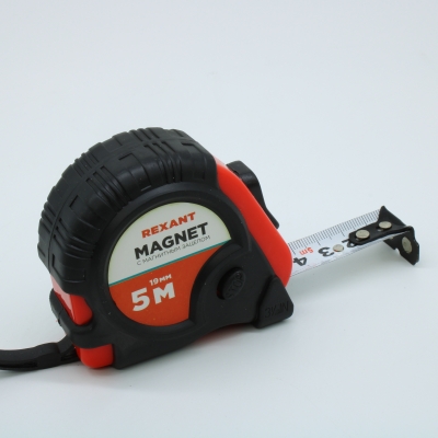 Рулетка измерительная магнит 5м Х 19мм