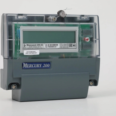 Счетчик Меркурий 200.02 1ф 5-60А класс точн. 1.0 многотариф. CAN ЖКИ Моск. вр. М0000051747