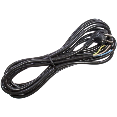 Шнур ПВС-ВП 3*1,5 S22, черный, 1,8 м