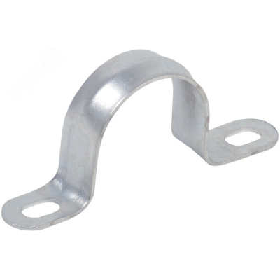 Скоба крепежная двухлапковая d16-17мм метал. CMAT11-16-100