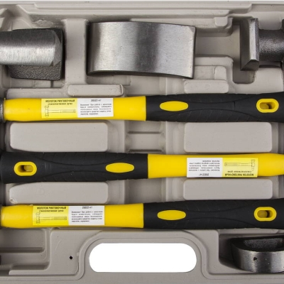 STAYER MaxFlat, 7 шт, набор рихтовочных молотков и правок (20322-H7)