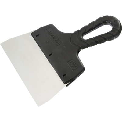 STAYER PROFlat, 150 мм, пластиковая ручка, нержавеющий фасадный шпатель, Professional (1008-15)