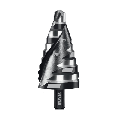 STAYER Pro-Max 9-36мм, 10 ступеней, винтовая спираль, сверло ступенчатое (29661-9-36-10)