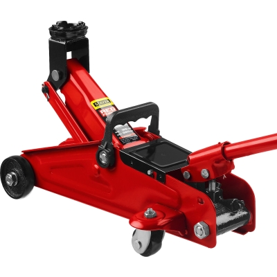 STAYER R-22 RED FORCE, 2 т, 125 - 320 мм, подкатной домкрат для легковых а/м, Professional (43152-2)
