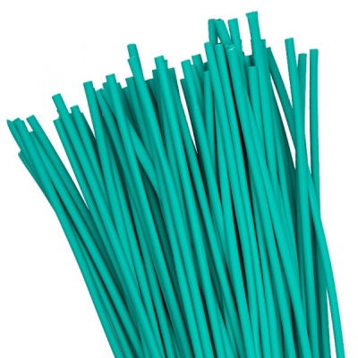 Термоусаживаемая трубка ТУТ нг 4/2 зеленая в отрезках по 1м PROxima tut-4-j-1m