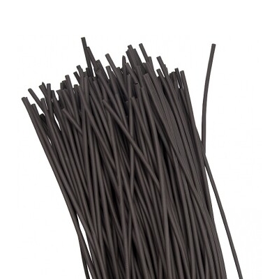 Термоусаживаемая трубка ТУТ нг 50/25 черная в отрезках по 1м PROxima tut-50-b-1m