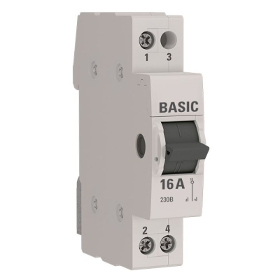 Трехпозиционный переключатель 1P 16А Basic tps-1-16