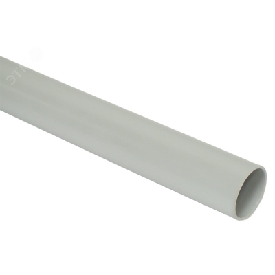 Труба гладкая ПВХ жесткая d40мм сер. CTR10-040-K41-024I