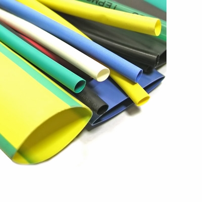 Трубка термоусадочная d= 9.5 жёлтая PBF