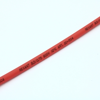 Трубка термоусадочная ТУТ нг 1,5/0,75 красная