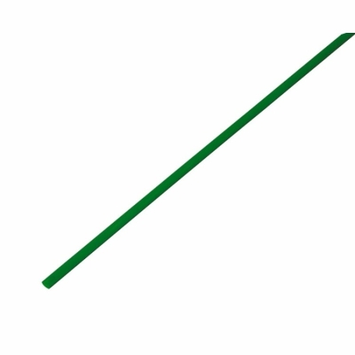 Трубка термоусадочная ТУТ нг 2,5/1,25 зеленая