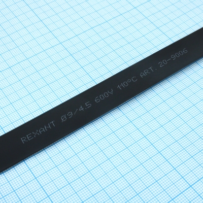 Трубка термоусадочная ТУТ нг 9,0/4,5 черная