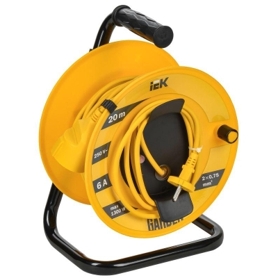 Удлинитель на катушке 1х20м Garden УК20 2P 2х0.75кв.мм GD-KP40-06-01-20