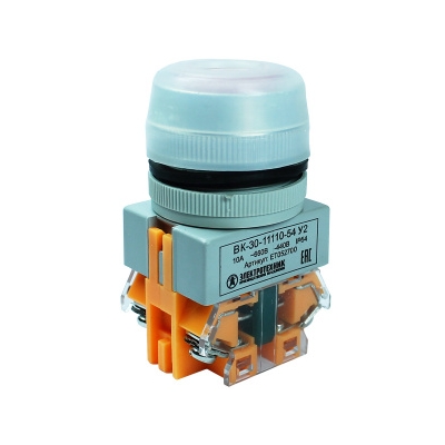 ВК30-10-11110-54 У2 (КЕ-081 исп.2), красный, 1з+1р, цилиндр, IP54, 10А. 660В (ЭТ) NEW