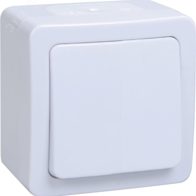 Выключатель 1-кл. ОП Гермес Plus 10А IP54 ВС20-1-0-ГПБ бел. EVMP10-K01-10-54-EC