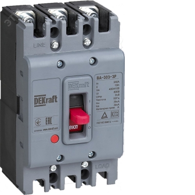 Выключатель автоматический 3п 100А 36кА ВА-303 22750DEK
