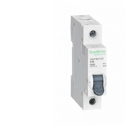 Выключатель автоматический модульный 1п C 10А 4.5кА City9 Set 230В SE C9F34110