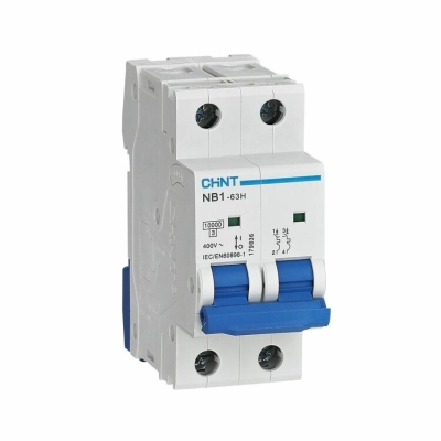 Выключатель автоматический модульный 2п C 40А 10кА NB1-63H CHINT 179833