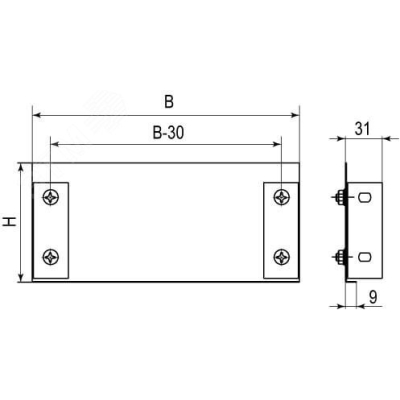Заглушка для лотка сборная TC 100х100 30265