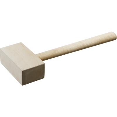 ЗУБР 330 г, 70 х 50 мм, деревянная прямоугольная киянка (2045-06)