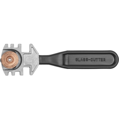 ЗУБР 3 режущих элемента, пластмассовая рукоятка, роликовый стеклорез (3360)
