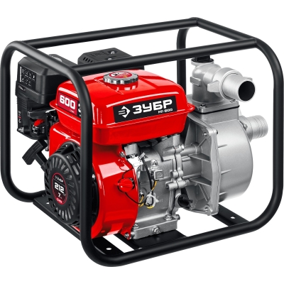 ЗУБР 600 л/мин, мотопомпа бензиновая (МП-600)