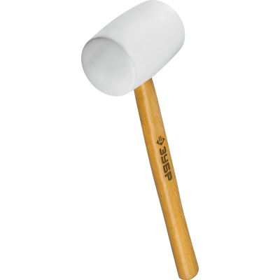 ЗУБР 680 г, белая, резиновая киянка (20511-680)