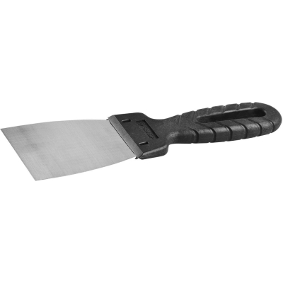 ЗУБР 80 мм, пластиковая ручка, стальной шпатель (10052-08)