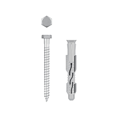 ЗУБР ФД-П 10 x 80 мм, фасадный дюбель, нейлон/цинк, 50 шт (301475-080)