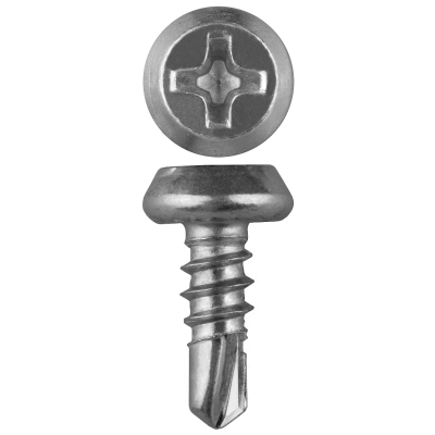 ЗУБР КЛМ-СЦ, 11 х 3.8 мм, цинк, конусная головка 1000 шт, саморез со сверлом для листового металла (4-300151-38-11)