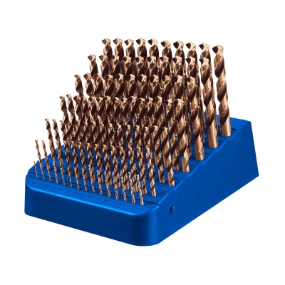 ЗУБР КОБАЛЬТ, 91 шт, (1-10/0,1 мм), сталь Р6М5К5, класс А, пласт.бокс, набор сверл по металлу, Профессионал (29626-H91)