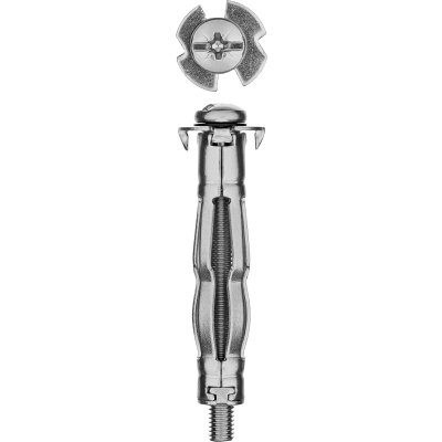 ЗУБР МОЛЛИ, М6 х 52 х 13 мм, 80 шт, анкер для пустотелых конструкций (302472-06-052)