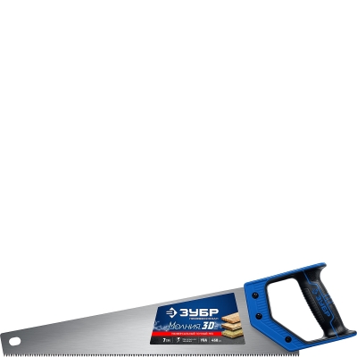 ЗУБР Молния-3D, 450 мм, 7TPI, универсальная ножовка, Профессионал (15077-45)