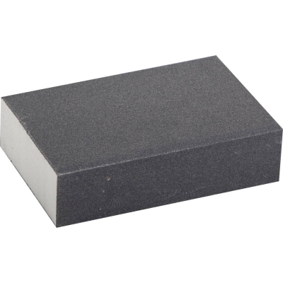 ЗУБР Р320, SiC, 100 х 68 х 26 мм, водостойкая, четырехсторонняя шлифовальная губка (35612-320)
