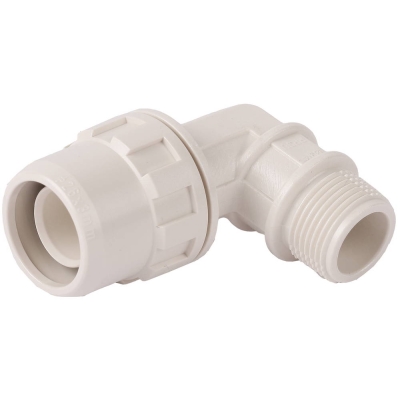 ЗУБР ШиреФит, штуцер с гайкой внешняя резьба 20 мм - 1/2″, угловая муфта (51465-20-1/2)