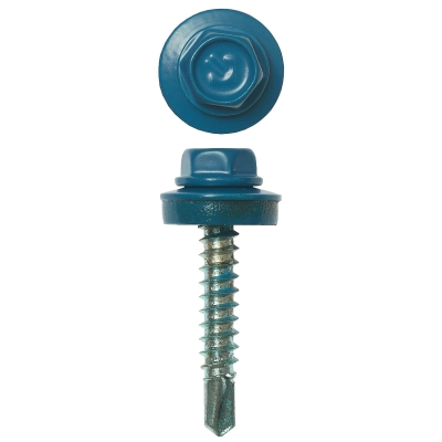 ЗУБР СКД 5009, 29 х 4.8 мм, неб.-голуб., 400 шт (2,15 кг.), кровельный саморез (4-300315-48-029-5009)