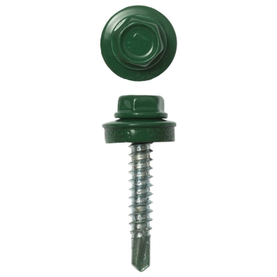 ЗУБР СКД 6002, 29 х 4.8 мм, зелёный лист, 2500 шт (12,6 кг.), кровельный саморез, Профессионал (4-300310-48-029-6002)