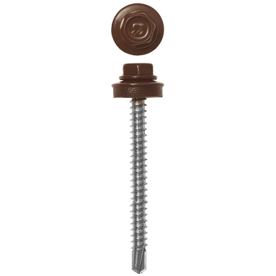 ЗУБР СКД 8017, 35 х 4.8 мм, шок.-коричн., 1800 шт (9,18 кг.), кровельный саморез, Профессионал (4-300310-48-035-8017)