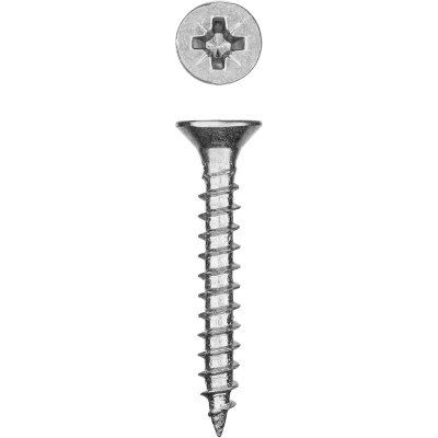 ЗУБР СУ-Б 30 x 5.0 мм, белый цинк, универсальный саморез, 6000 шт (300370-50-030)