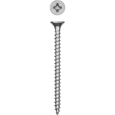 ЗУБР СУ-Б, 60 х 4.5 мм, белый цинк, 1700 шт (6,46 кг.), универсальный саморез (300370-45-060)