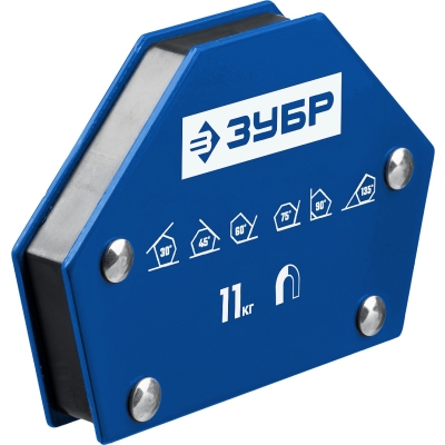 ЗУБР УМ-6, 11 кг, угольник магнитный для сварочных работ, Профессионал (40055-11)